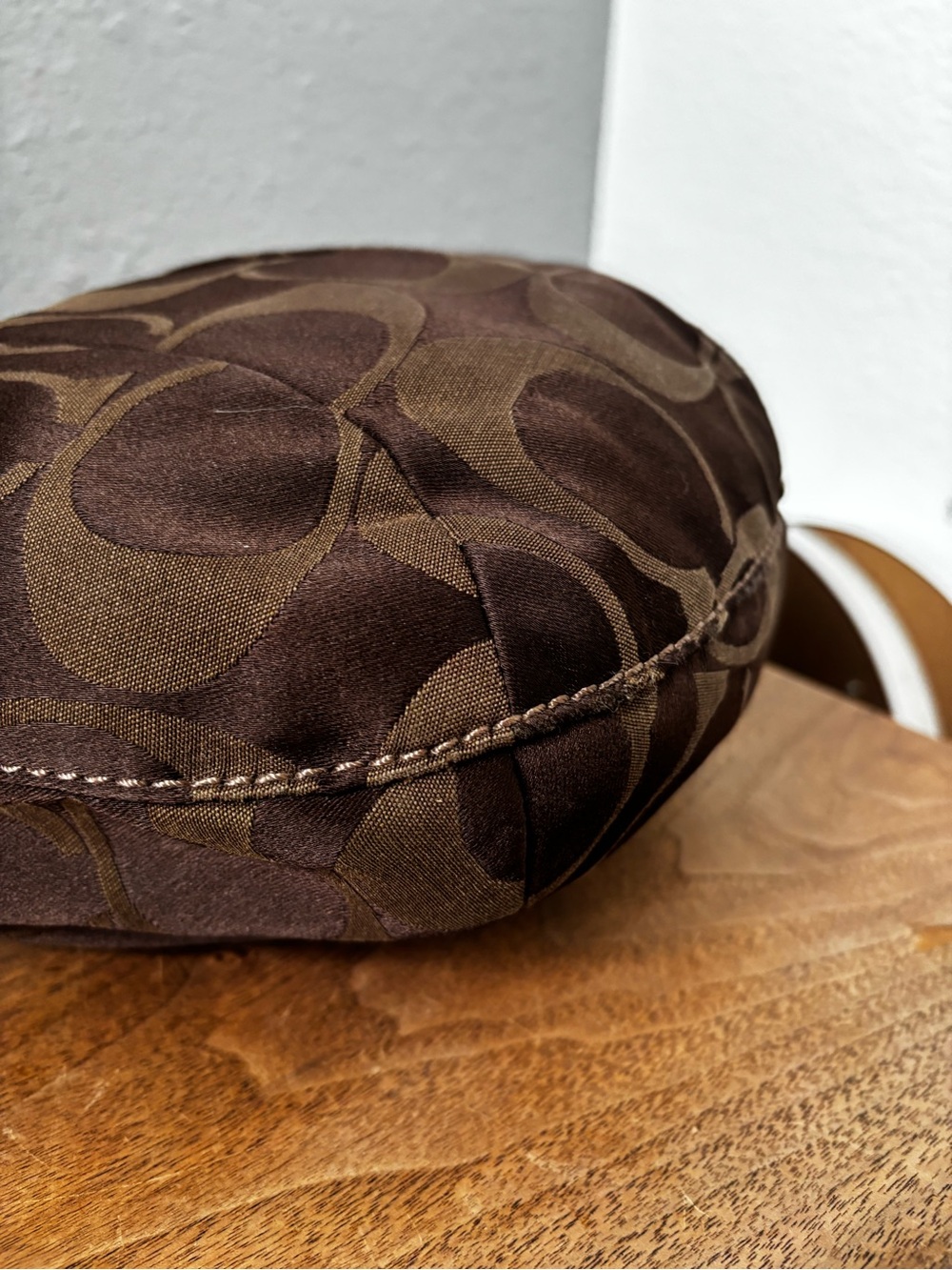 Vintage Coach Dark Brown SoHo Hobo - Picture 7 of 12